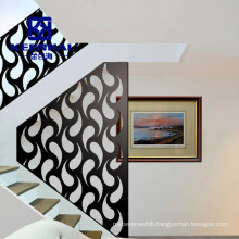 Fashionable Stainless Steel Hotel Interior Design Staircase